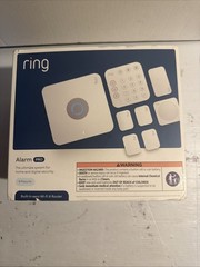 Ring Alarm Pro Home Security Kit Wi-Fi 6 router built-in 8 piece White New Open