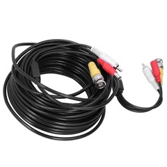 Hot 10-30m BNC DC Video Audio Power Cable Cord Wire For CCTV Security Camera DVR