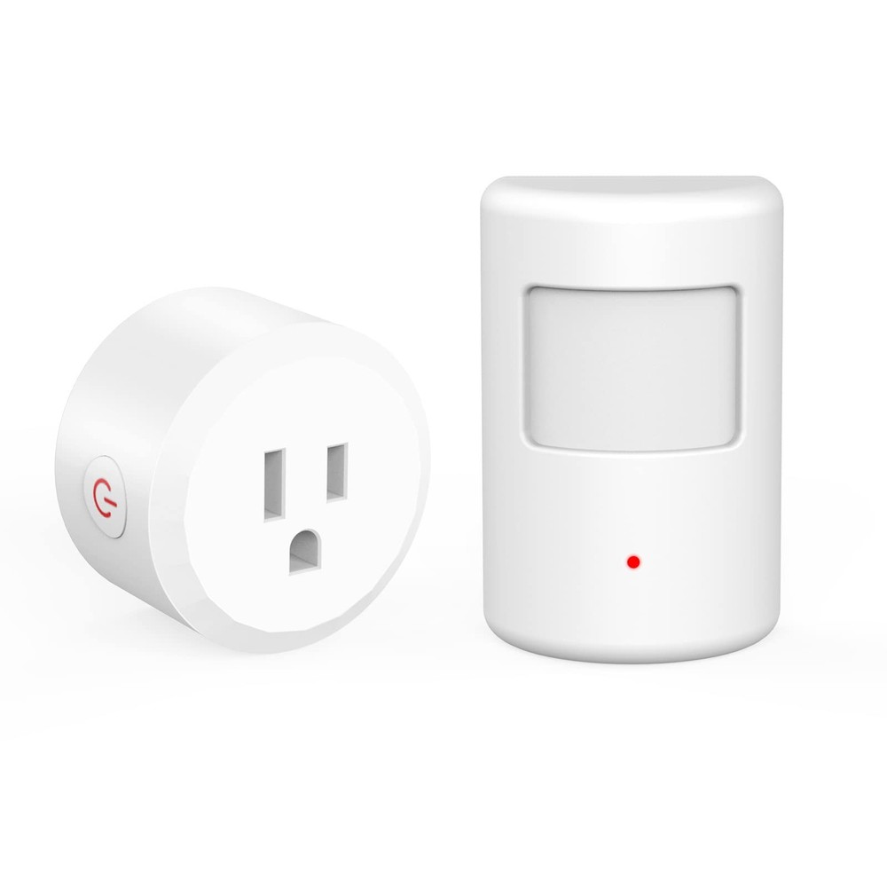 SEHOMY 2 Pack Outlet with Motion Sensor for Bathroom no Wire, Control Bedroom…