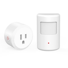 SEHOMY 2 Pack Outlet with Motion Sensor for Bathroom no Wire, Control Bedroom…