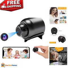 1080P HD Wireless Mini Camera – 160° View Baby & Pet Monitor with Night Vision