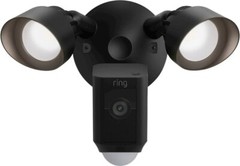 Ring Floodlight Cam Wired Plus 1080p Surveillance Camera – Black