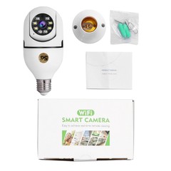 1080P Light Bulb Camera 2.4GHz & 5G WiFi E27 Smart Bulb 360 Security IP Camera