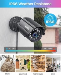 8CH 5MP Lite Security Camera System with AI Human Vehicle Detection, H.265 8 …