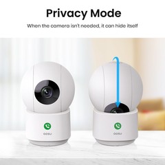 Aosu 3MP Security Camera Indoor No Subscription wifi cam Smart Motion Tracking