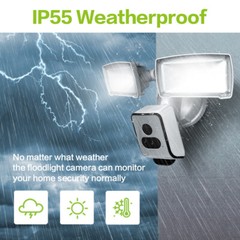 Waterproof Smart Outdoor IP Camera 1080p Security Camera Wifi Floodlight Camera