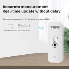 Gosund WiFi Temperature and Humidity Sensor Tuya Alexa Google Home Voice Control