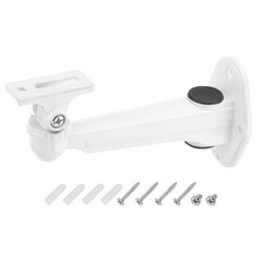 Security Camera Mounting 7.4″ Universal CCTV IP Bracket Aluminum Alloy White
