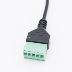 10x USB 2.0 A Female to 5 Pin Screw Connector Shield Terminal Plug Adapter Cable