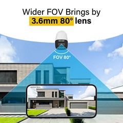 JENNOV 8MP PoE Security IP Camera 4K AI Color Night Vision Audio Recording Onvif