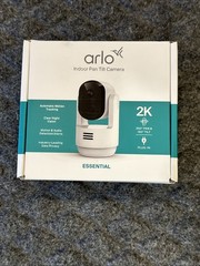 Arlo Essential Indoor 360 Pan 180 Tilt Security Camera 2K New In Box Sealed 💥