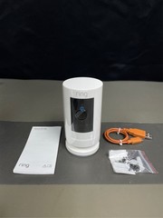 Stick Up Cam Wireless Indoor/Outdoor Standard Security Camera in White