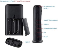 KERUI Driveway Alarm Wireless System Outdoor Motion Sensor for Home Security