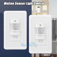 2/4Pcs Automatic PIR Occupancy Motion Sensor Light Switch Auto On/Off Infrared