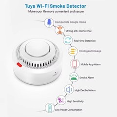 Tuya Smart WiFi Smoke Sensor Fire Protection Smoke Detector 85dB Sound Security