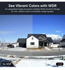 Lot Of 2 Cam v4 Wi-Fi 2.5K QHD Plug-In Smart Security Camera Night Vision A3