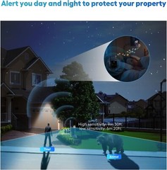 1/2 Mile Hosmart Driveway Alarm Wireless Sensor System & Driveway Sensor Aler…