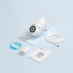 ARCCTV Wireless Security Camera Outdoor WiFi Pan/Tilt Audio Cameras Night Vision