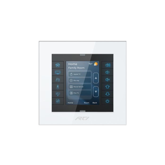 RTI KX2 In-Wall 2.8″ Touch Display Panel Home Controller WHITE