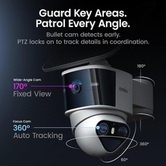 Aosu SolarCam T2 Pro 3K Wireless Solar Outdoor Security Cameras 2 Pack