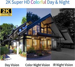 Xega 3G/4G LTE Cellular 2K HD Security Camera With SIM, Solar PTZ Camera
