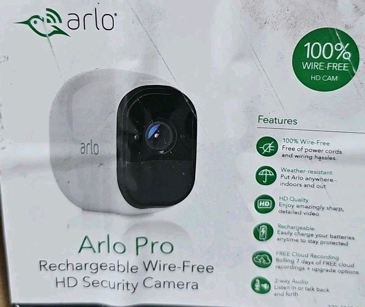 Netgear Arlo Pro VMC4030 Wireless Security Camera – W/Battery WORKING
