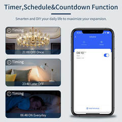Tuya Wifi Smart Switch Brazil Standard 4X4 Size Touch Sensor 4/6/8 Gang Wall Lig