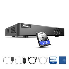 ANNKE 8CH 5MP 5in1 DVR Video Recorder for Home Security Camera System CCTV 1TB