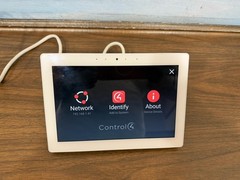 Control 4 T4 Series 8″ In-Wall Touchscreen C4-T4IW8-WH Works Great