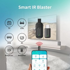 Portable OTG Smart Phone IR Infrared Remote Control Adapter For Android iOS APP