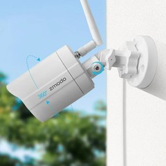 (2-Pack) Wireless Outdoor Security Camera Night Vision with Wifi Cloud Service
