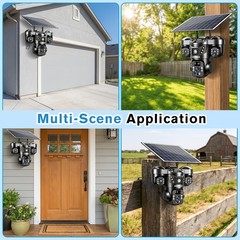KEPEAK 8MP solar powered camera+32GB