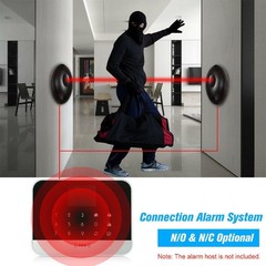 20m Single Beam Alarm Photoelectric Infrared Detector Alarm Home Security NEW