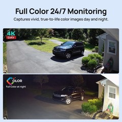 Vikylin SmartFind 16CH NVR 5MP PoE Security Camera System Color Night Vision Lot
