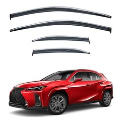 4pcs JDM Vent Window Visors Compatible with 2019-2024 For 2019-2024 Lexus UX