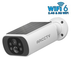 ARCCTV Wireless 4MP Solar WiFi Security Camera Home Outdoor CCTV Battery Powered