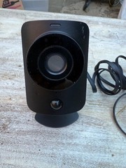SimpliSafe SSCM1 Security Surveillance Camera with Power Adapter, Black