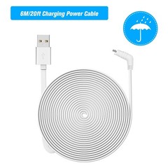 9M/29.5ft Charging Power Cable Fits For Arlo Pro Arlo Pro 2 Arlo GO Arlo Light