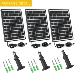 3 Pack 7W Solar Panel Compatible with Blink Outdoor 4 (4th Gen)/ (3rd Gen) XT…