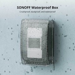 SONOFF Waterproof Case R2, IP66 Waterproof Box,Crushproof, Dustproof, Waterproof