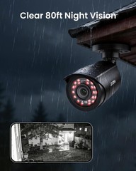 3K Lite Security Camera System Indoor Outdoor,AI Human/Vehicle Detection,Nigh…