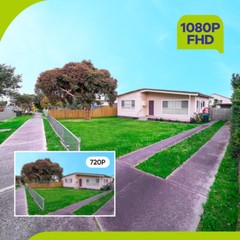 SANNCE 1080P CCTV Security Camera 360° Pan&Tilt Outdoor 2MP IR Night Vision WDR