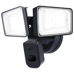 Satco 65-921 – Starfish SMART WiFi Outdoor 36W Black Security Light w/ Camera