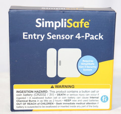 SimpliSafe Entry Sensor 4 Pack Door Window Wireless Contact Gen 3 ES3 White New