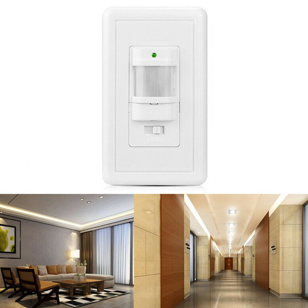 2/4Pcs Automatic PIR Occupancy Motion Sensor Light Switch Auto On/Off Infrared