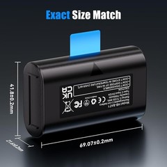 2-Pack Rechargeable Batteries for Simplisafe Wireless Outdoor Security Cameras,