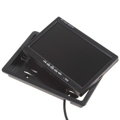 Supports 4-channel video input 7-inch TFT LCD car monitor headrest display
