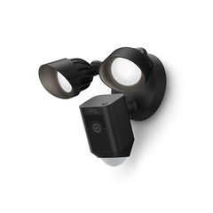 Ring Floodlight Cam Plus Outdoor Wired 1080p Surveillance Spotlight Camera Black