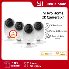 4Pc 2K Home Pro Camera 3MP Wi-Fi IP Security Surveillance Smart System with Nigh