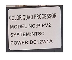 Color Quad Processor PIPV2 NTSC 4-Channel Picture-In-Picture with Remote
